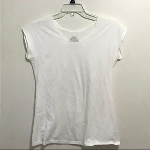Like New! White Cap Sleeve Tee